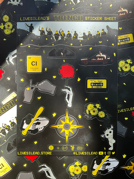 Trench Sticker Sheet