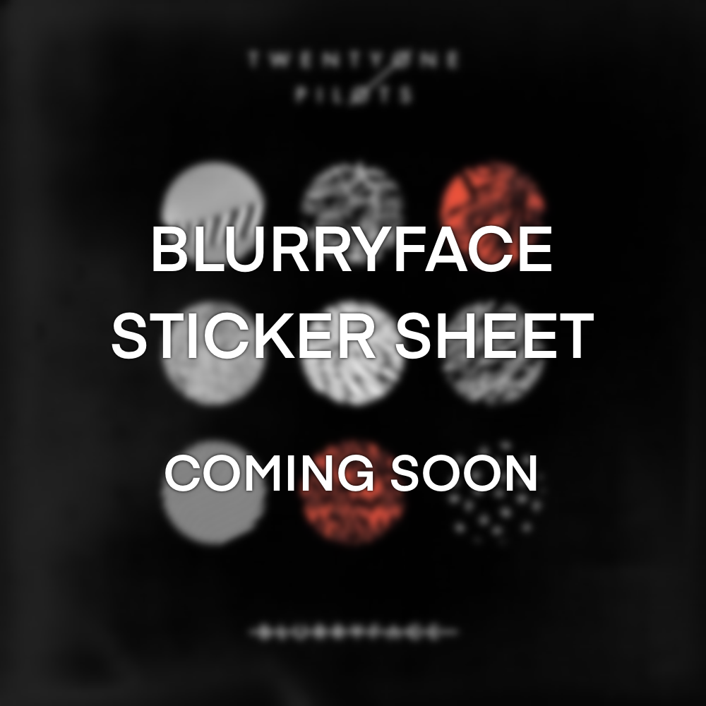 Blurryface Sticker Sheet